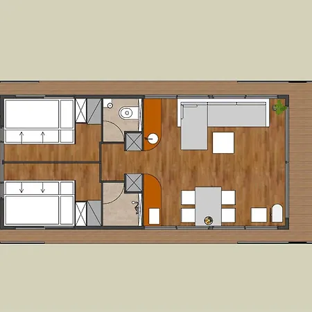 2 Bedroom Front Ship In Havelsee Ot Kuetzkow Kutzkow